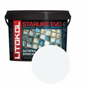 Эпоксидная фуга litokol starlike evo s.100 bianco assoiuto 2,5 кг