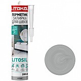 Санитарный силиконовый герметик litokol litosil Серый