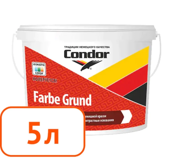 Грунт краска condor farbe grund 5 л #q54 Грунт краска condor farbe grund 5 л #q54