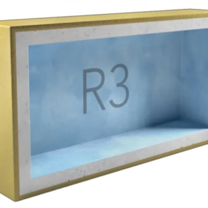 Подрозетник тройной АкустикГипс Бокс r3 120х270х45 мм #i3