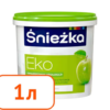 Краска sniezka eko интерьерная 1 л #q1