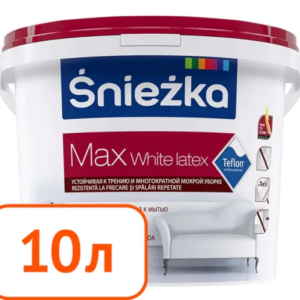 Краска sniezka max интерьерная латексная 10 л #q8