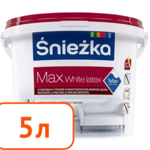 Краска sniezka max интерьерная латексная 5 л Краска sniezka max интерьерная латексная 5 л #q7