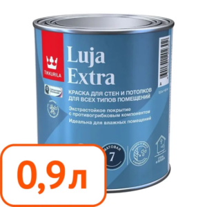 Краска экстрастойкая tikkurila luja extra База a Матовая 0,9 л #q82