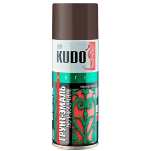 Грунт эмаль по ржавчине kudo ku 318017 ral 8017 Шоколадная 520 мл #em4