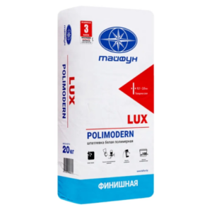 Шпатлевка полимерная белая lux polimodern 20 кг #sptk9
