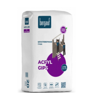 Шпатлевка bergauf acryl gips Старт финиш 20 кг #sptk12