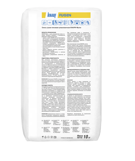 Шпатлевка fugen knauf 10 кг #sptk24 Шпатлевка fugen knauf 10 кг #sptk24