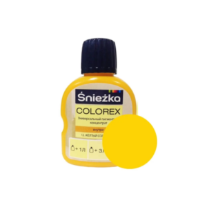 Колер sniezka colorex №12 желто солнечный 100 мл #color2