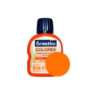 Колер sniezka colorex №21 оранжевый 100 мл #color 5
