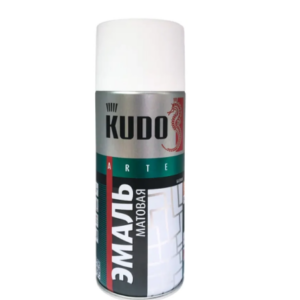 Эмаль аэрозольная универсальная kudo ral 9003 (белый матовый) 520 мл, ku 1101 #aek16