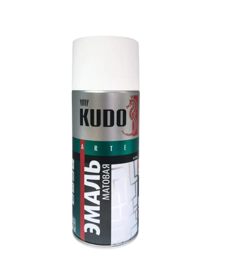 Эмаль аэрозольная универсальная kudo ral 9003 (белый матовый) 520 мл, ku 1101 #aek16 Эмаль аэрозольная универсальная kudo ral 9003 (белый матовый) 520 мл, ku 1101 #aek16