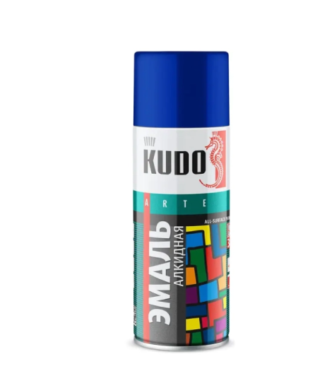 Эмаль аэрозольная универсальная kudo ral 5005 (синий) 520 мл, ku 1011 #aek20 Эмаль аэрозольная универсальная kudo ral 5005 (синий) 520 мл, ku 1011 #aek20