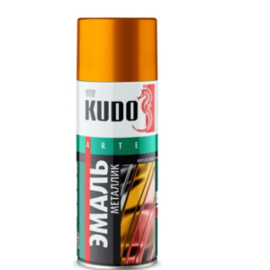 Эмаль аэрозольная универсальная kudo (золото металлик) 520 мл, ku 1028 #aek29