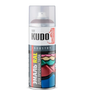 Эмаль аэрозольная для профнастила kudo ral 8017 (коричневый) 520 мл, ku 08017r #aek33