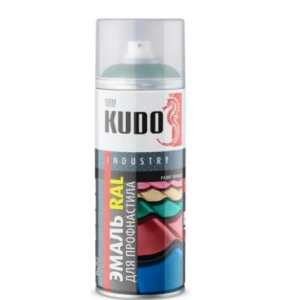 Эмаль аэрозольная для профнастила kudo ral 6005 (зеленый) 520 мл, ku 06005r #aek36