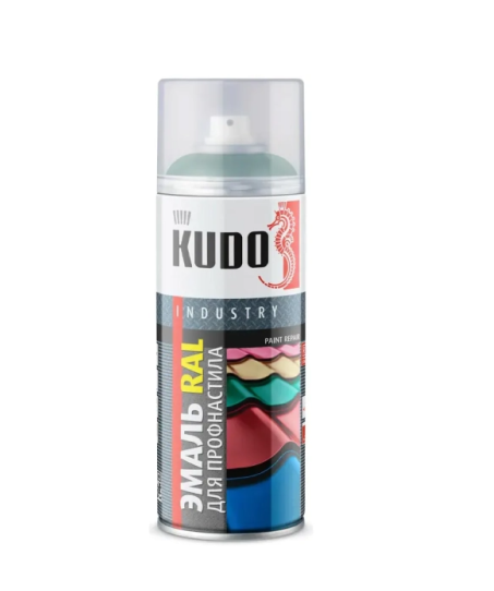 Эмаль аэрозольная для профнастила kudo ral 6005 (зеленый) 520 мл, ku 06005r #aek36 Эмаль аэрозольная для профнастила kudo ral 6005 (зеленый) 520 мл, ku 06005r #aek36