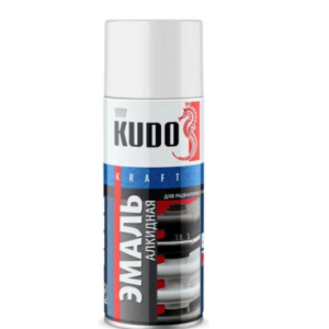 Эмаль аэрозольная для радиаторов kudo (белый глянцевый) 520 мл, ku 5101 #aek39