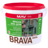 Краска flagman (brava) emal Эко дом mav белая полуглянцевая 5 л #em25