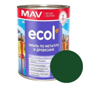 Эмаль ecol ПФ 115 mav зеленая 1 л #em18