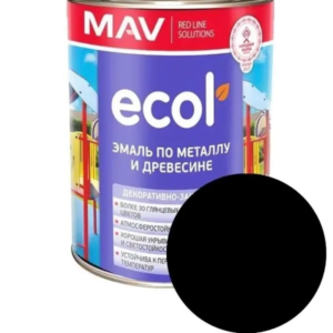 Эмаль ecol ПФ 115 mav черная 1 л #em9