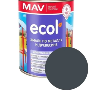 Эмаль ecol ПФ 115 mav графит 1 л #em11