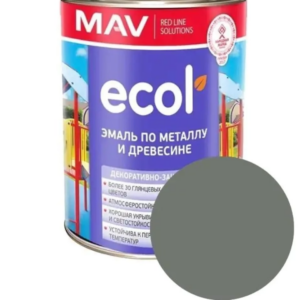Эмаль ecol ПФ 115 mav серая 1 л #em16