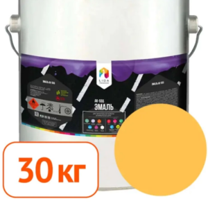 Эмаль дорожная АК 555 lida желтая 30 кг #em83