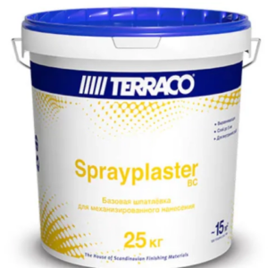 Шпатлевка terraco sprayplaster bc базовая 25 кг #sptk54