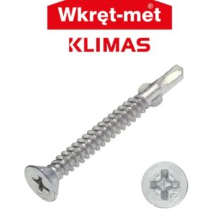 Саморез по металлу klimas wsdsk 4,8х45 с крыльчаткой (250 шт)
