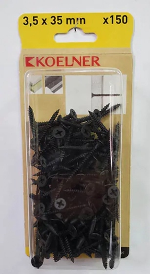 Саморез по металлу koelner 3,5x35 (150 шт) Саморез по металлу koelner 3,5x35 (150 шт)